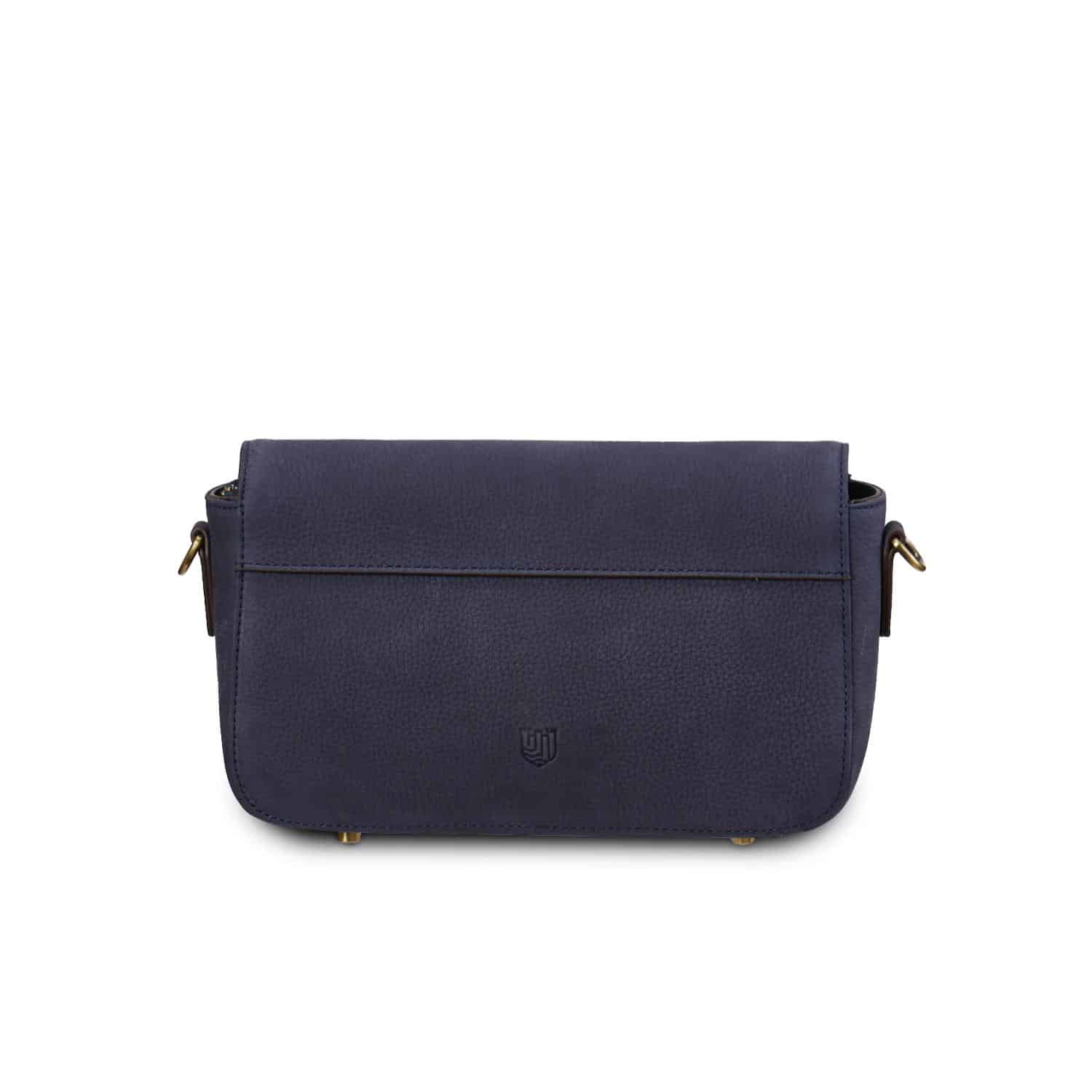 Harris Tweed Clutch, The Caithness, Islander, Navy Over-Check - Afbeelding 2