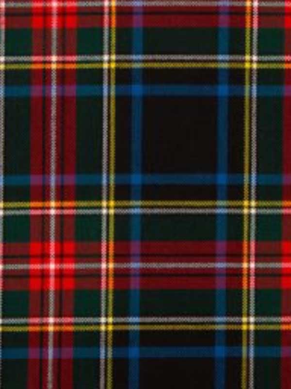 Darwin Black Royal Stewart Oversized Lambswool Scarf - Afbeelding 2