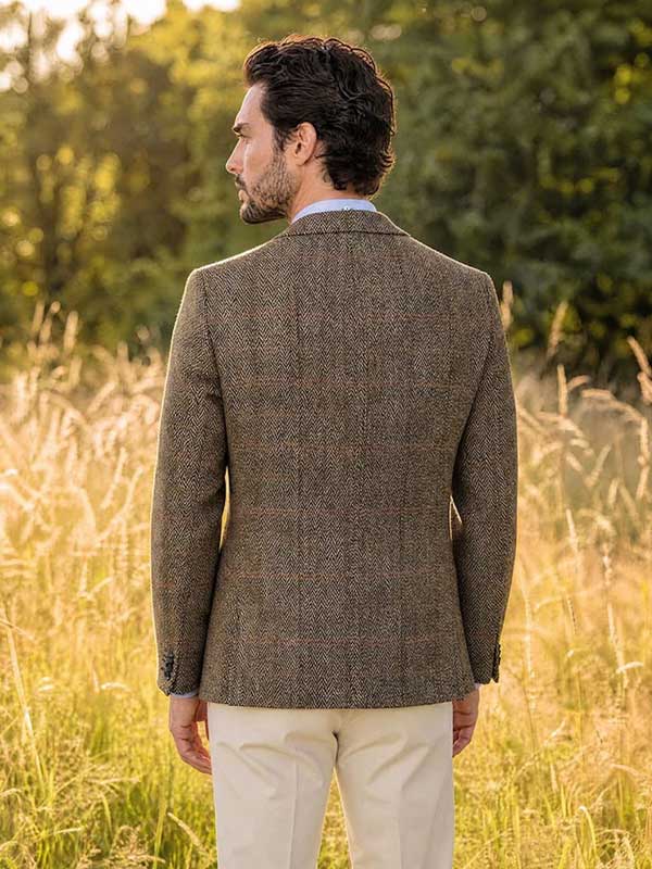 Harris Tweed Jacket "London" In King Of Tweed - Afbeelding 2