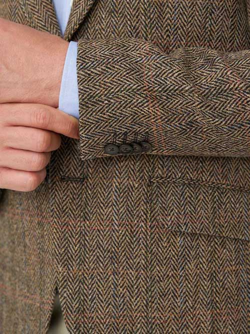 Harris Tweed Jacket "London" In King Of Tweed - Afbeelding 4