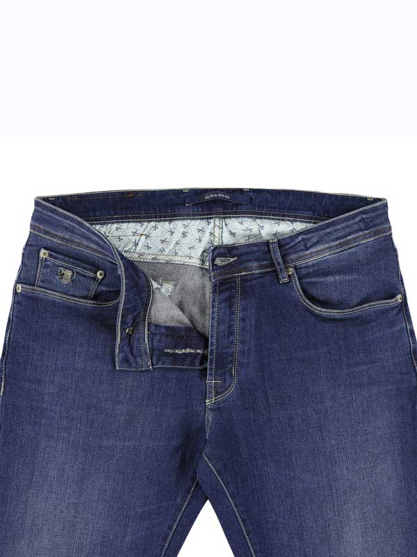 Jeans Noterman Mid Blue Regular Fit - Afbeelding 4