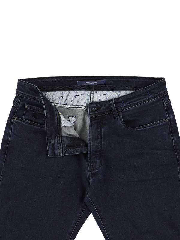Jeans Noterman Dark Blue Regular Fit - Afbeelding 4