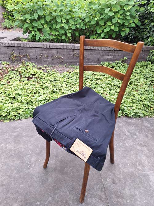 Winter Chino ''Mr. Jones'' In Navy - Afbeelding 2