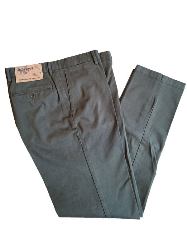 Winter Chino ''Mr. Jones'' In Olive - Afbeelding 3