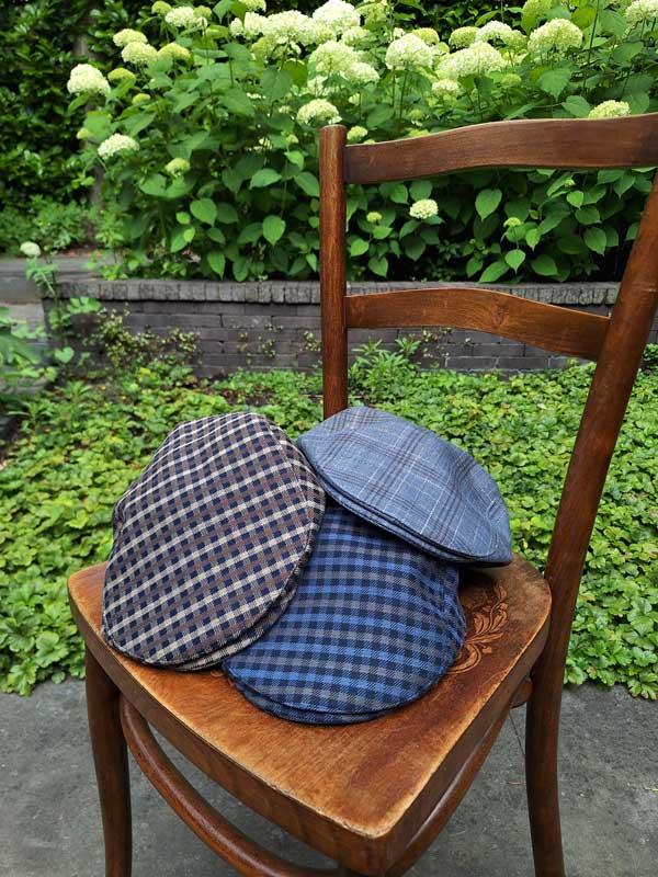 Flat Cap Summer Blauwe Ruit - Afbeelding 3