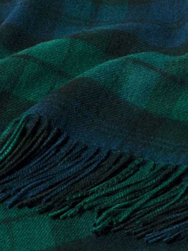 Georgia Black Watch Modern Lambswool Poncho - Afbeelding 2