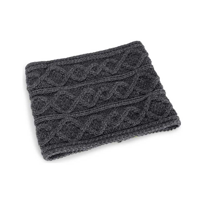Supersoft Merino Wool Harwell Snood Charcoal - Afbeelding 3