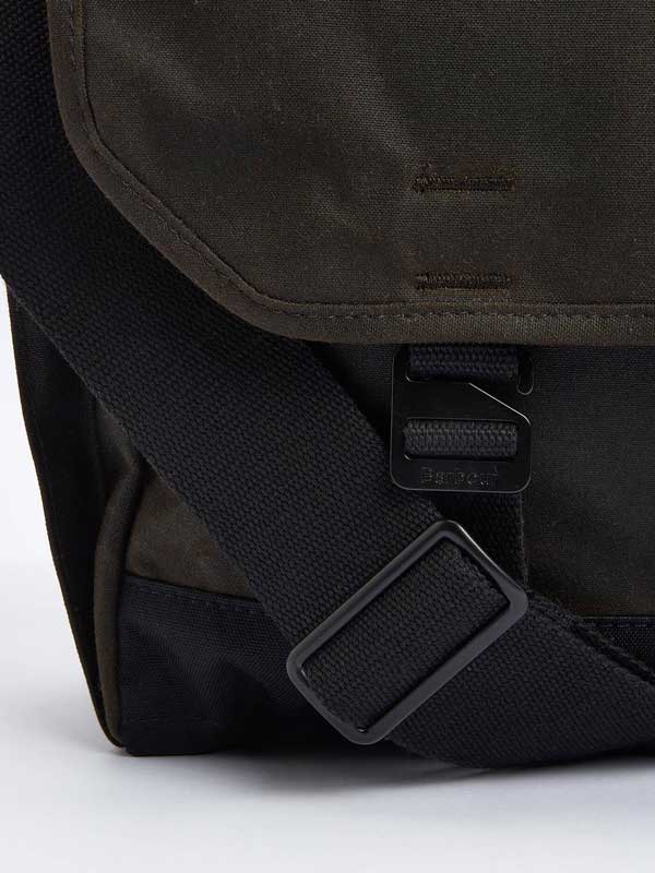 Barbour Field Wax Satchel Olive - Afbeelding 4