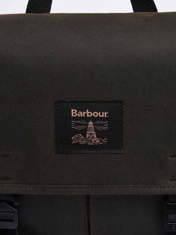 Barbour Field Wax Satchel Olive - Afbeelding 3