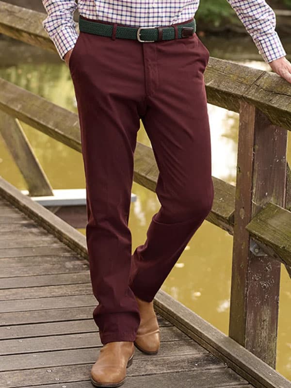 Winter Chino ''Mr. Jones'' In Red