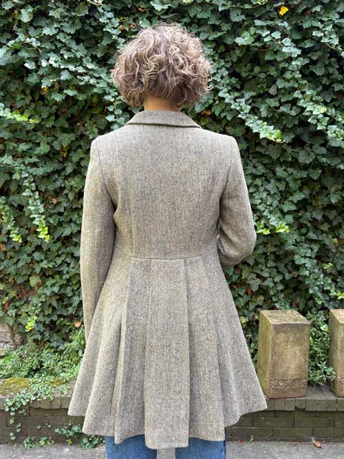Harris Tweed Damesjas "Zoe" In Sage - Afbeelding 3