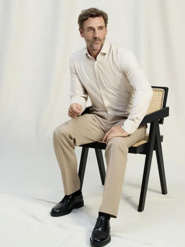 OLYMP SIGNATURE, Tailored Fit, Kent, Lichtbeige - Afbeelding 6