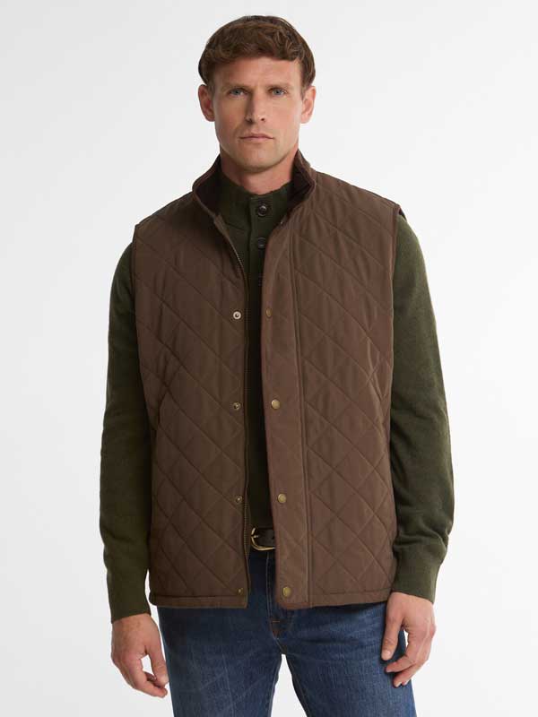 Barbour Rosley Polar Quilt Gilet Dark Olive