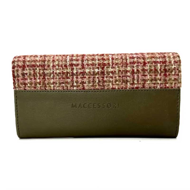 Harris Tweed Ladies Envelope Purse In Maple - Afbeelding 5