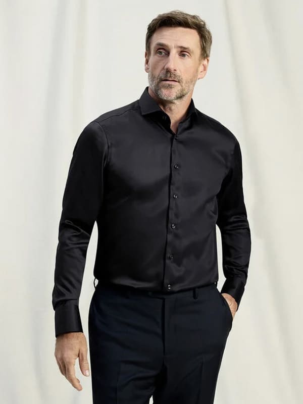OLYMP SIGNATURE, Tailored Fit, Zwart - Afbeelding 3