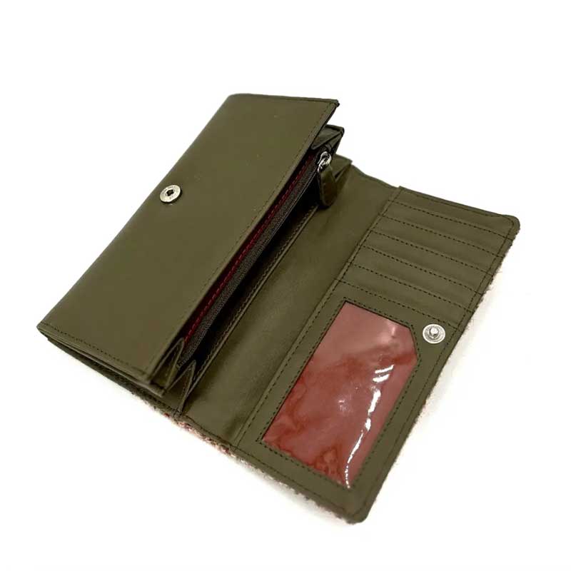 Harris Tweed Ladies Envelope Purse In Maple - Afbeelding 3