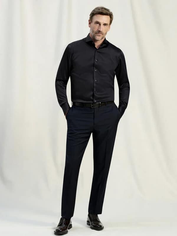 OLYMP SIGNATURE, Tailored Fit, Zwart - Afbeelding 6