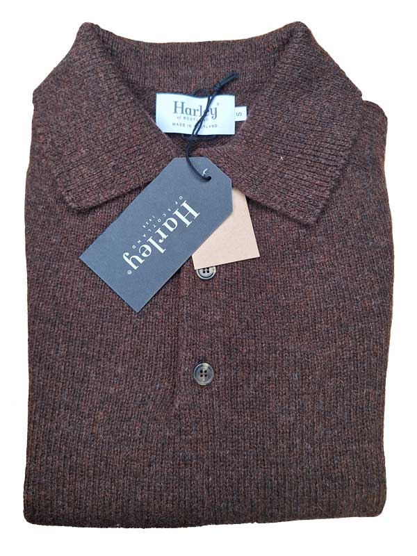 Pullover Polo Sweater Marron
