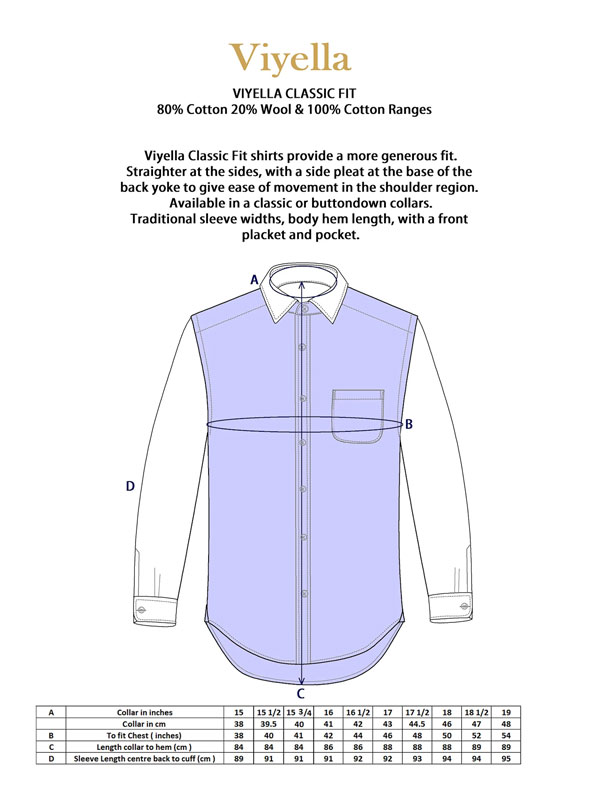 Viyella 80/20 Reverend Green Tattersall Classic Fit Shirt with Button Down Collar - Afbeelding 4